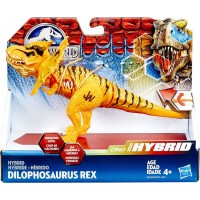 Jurassic World Bashers & Biters Hybrid Dilophosaurus Rex Action Figure   